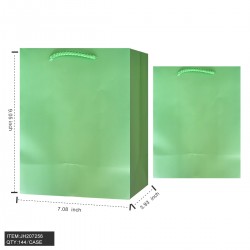 SOLID GIFT BAG - #2 SIZE S GREEN 7
