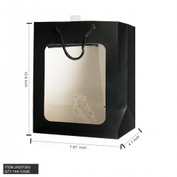OPEN WINDOW GIFT BAG - BLACK 8