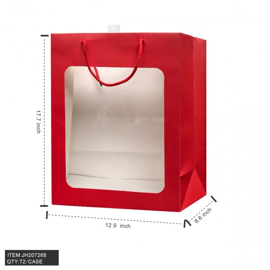 OPEN WINDOW GIFT BAG - RED 13