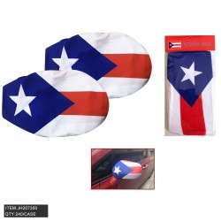 PUERTO RICO FLAG MIRROR CAR COVER 20DZ/CS
