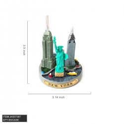 SMALL COLORFUL NYC BUILDING DECORATION   60PC/CS