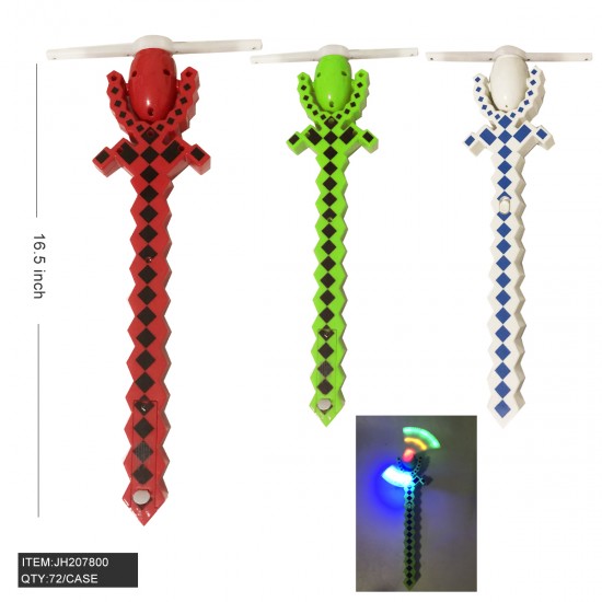 LIGHT UP WAND - PIXEL SPINNING WAND 3DZ/2BX/6DZ/CS