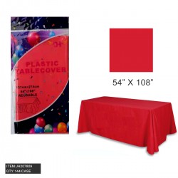 RED TABLE CLOTH 54