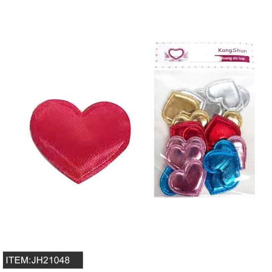 DECORATION - HEART SHAPE MIX COLOR 30DZ/CS