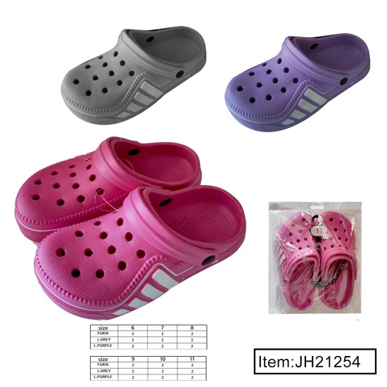 CLOG GARDEN SHOES - WOMEN SHOES 3 COLORS 12PC/3BG/36PC/CS