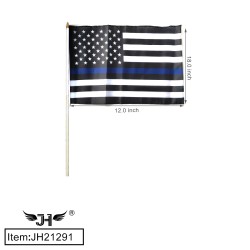 THIN BLUE LINE AMERICA FLAG 18