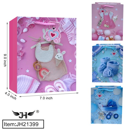 BABY SHOWER GIFT BAG - #2 SIZE S 9
