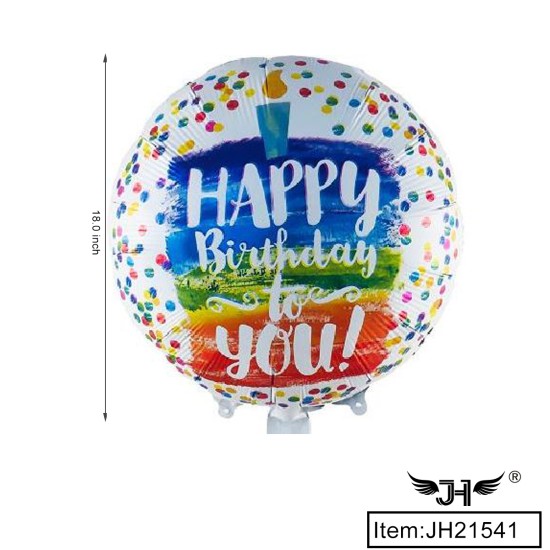 HAPPY BIRTHDAY FOIL BALLOON 18