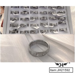 36CT STAINLESS STEEL RING  50BX/CS
