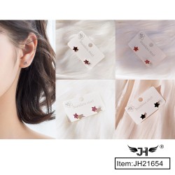STAINLESS STEEL EARRING WITH STAR 50DZ/CS