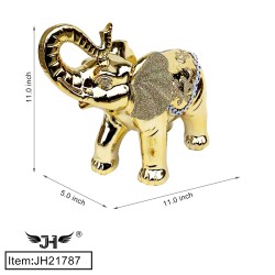 CERAMIC GOLDEN ELEPHANT 11