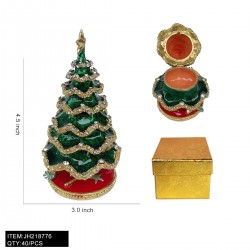 BIG CHRISTMAS TREE JEWELERY BOX 40PC/CS