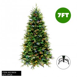 CHRISTMAS TREE - 7FT GREEN 1200 TIPS 1PC/CS