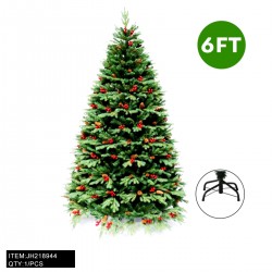 6FT  GREEN CHRISTMAS TREE 900 TIPS1PC/CS