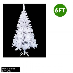 6FT WHITE CHRISTMAS TREE 650TIPS 1PC/CS
