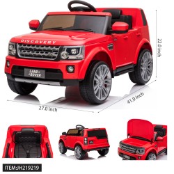 RED 1 SEATS  LAND ROVER CHILDREN CAR 27