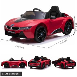 BMW I8 CHILDREN RIDE ON CAR RED COLOR 1PC/CS
