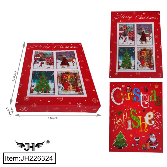 GIFT BOX - CHRISTMAS S SIZE (6PC) 10PK/CS