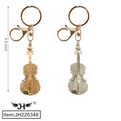 DIAMOND EMBRAVED VIOLIN KEYCHAIN 25DZ/CS