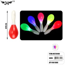 MARACAS - MIX COLOR LIGHT UP 8DZ/CS