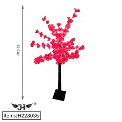 XMAS TREE 150CM RED LIGHT 6PC/CS