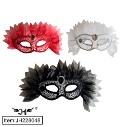 PARTY MASK 3 COLOR ASST 12DZ/CS