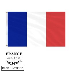 FLAG - FRANCE 3FTx5FT 12DZ/CS