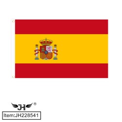 SPAIN FLAG 3FTX5FT 12DZ/CS