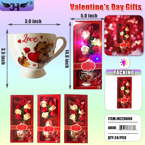 MUG GIFT SET - ROSES W/L GIFT SET 14