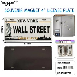 NYC FRIDGE MAGNET-WALL STREET 25DZ/CS