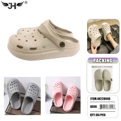 WOMENS CLOG  SHOES 3 COLORS 12PC/3BG/36PC/CS