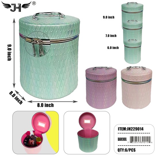 JEWELRY BOX SET - 3 COLOR ASST (3PC/SET) 6PC/CS