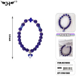 STONE EVIL EYE MIX DESIGN BRACELET 100DZ/CS