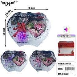 GLASS VASE & CLOCK DECORATION MIX COLOR 12PC/CS