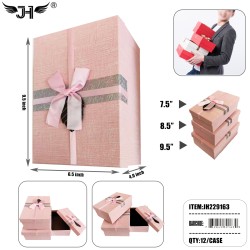 PINK GIFT BOX 3PC SET  12SET/CS