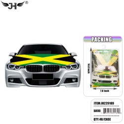 JAMAICA FLAG CAR COVER 48PC/CS