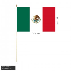 HAND STICK FLAG - MEXICO 12