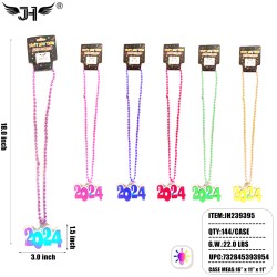 NEW YEAR NECKLACE 2024- LIGHT UP 12DZ/CS