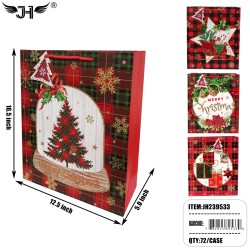 CHRISTMAS GIFT BAG - #4 L SIZE 16.5