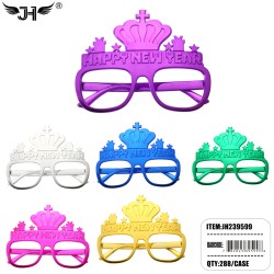 NEW YEAR GLASSES - CROWN STYLE MIX COLOR 24DZ/CS