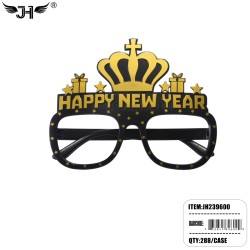 NEW YEAR GLASSES - HAPPY NEW YEAR CROWN DESIGN 24DZ/CS