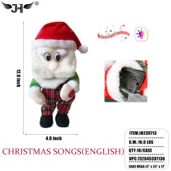 CHRISTMAS SANTA - DANCING & SINGING 18PC/CS