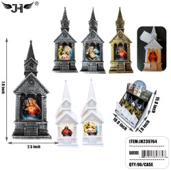 LED DECORATION - RELIGIOUS TOWER 3 COLOR MIX 8DZ/CS