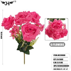 ARTIFICIAL FLOWER ROSE 16