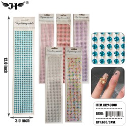 NAIL STICKER - MIX COLOR COL4MM ROUNDED RHINESTONE 50DZ/CS