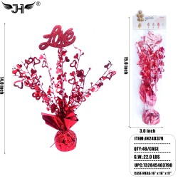 BALLOON STAND - LOVE SIGN RED COLOR 4DZ/CS