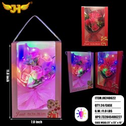 DECORATION - ROSE FLOWER GIFT SET 6PC/24PC/CS