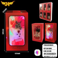 DECORATION - TEDDY BEAR & ROSE GIFT SET 6PC/36PC/CS