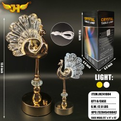 TOUCH LAMP - PEACOCK 6PC/CS