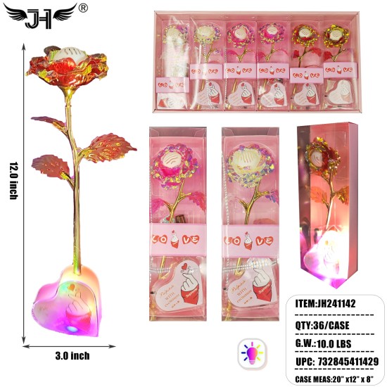 FLOWER GIFT SET - LIGHT UP FLOWER SMELL (6PC) 6BX/CS